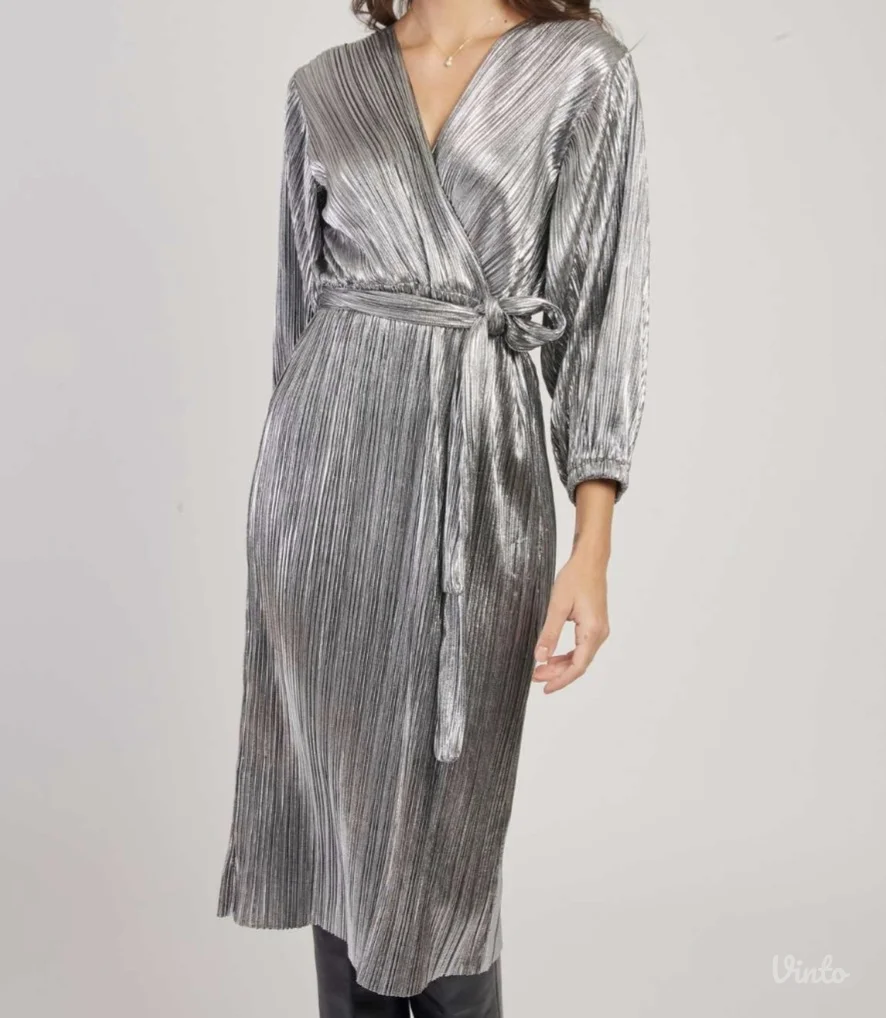 Nova srebrnasta haljina Zara  M