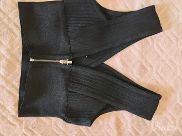 Crni krop top