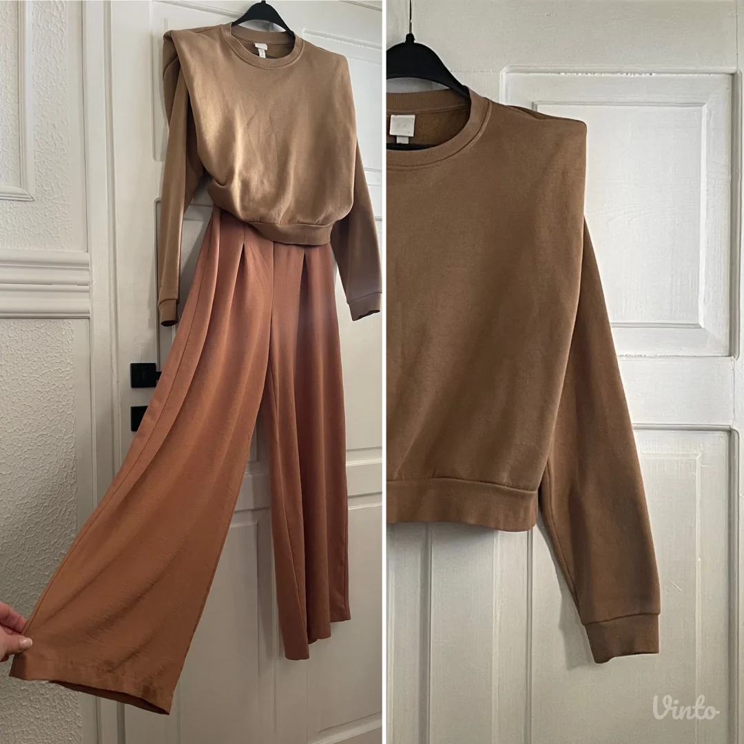 ZARA-Fantasticne siroke pantalone XS/S/M