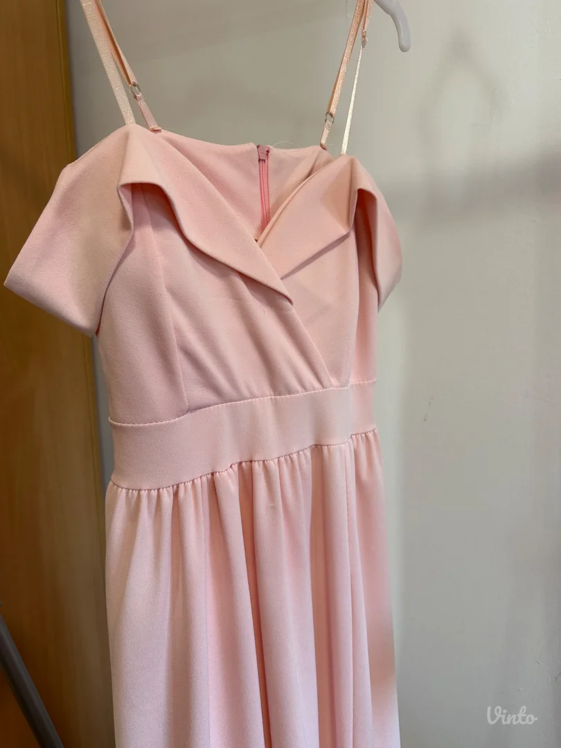 Roze duga haljina