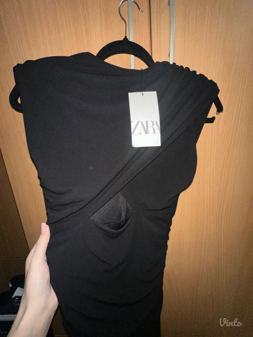 ZARA mala crna haljina XS