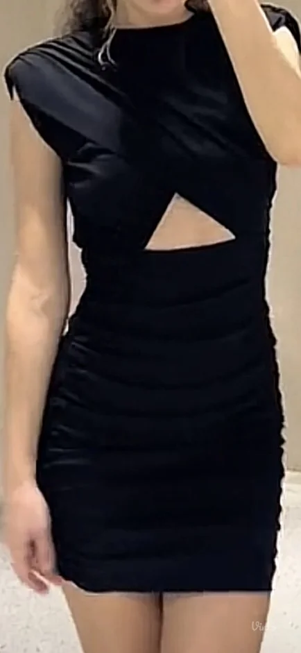 ZARA mala crna haljina XS