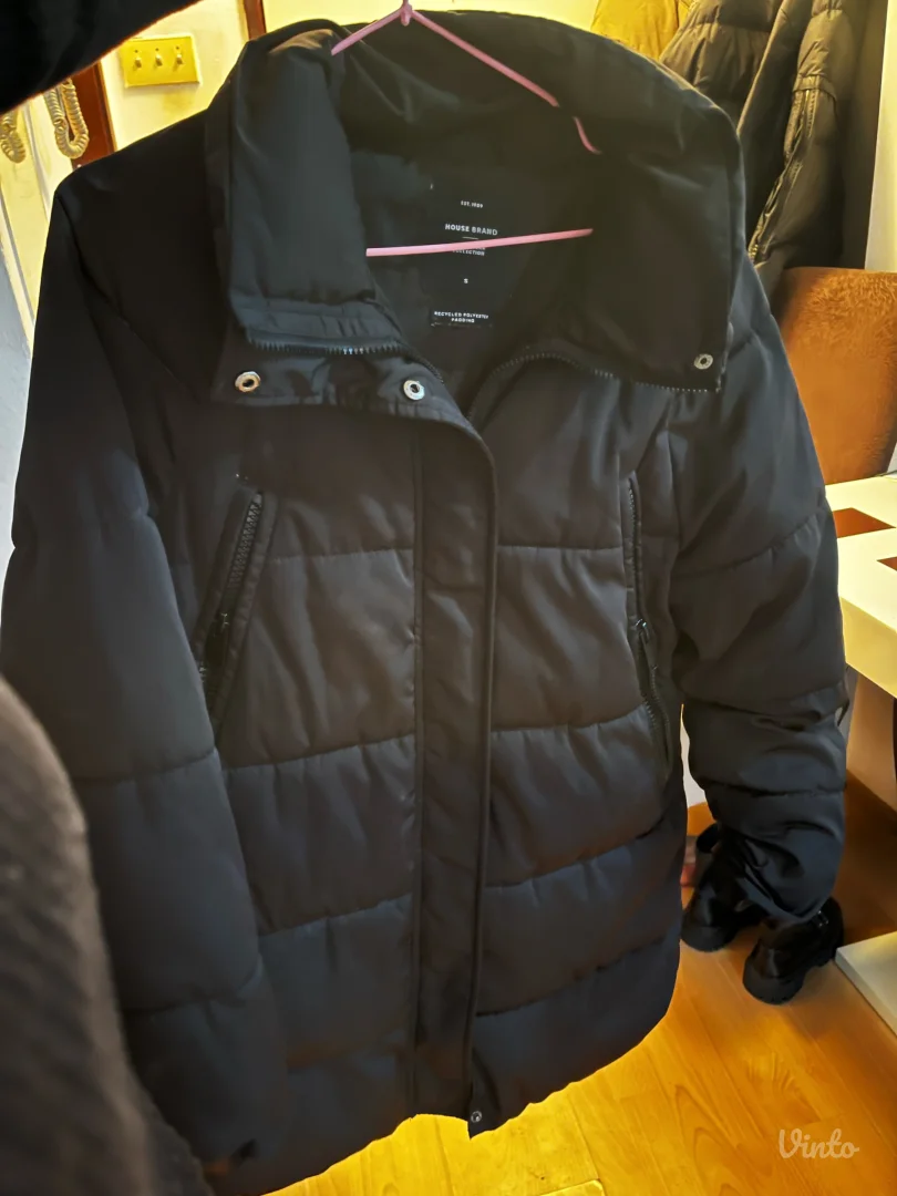 Zimska duža puff jakna