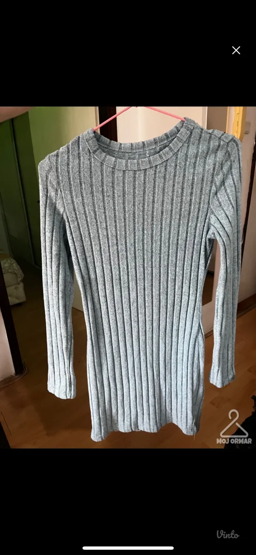 Rebrasta tunika/haljina Shein