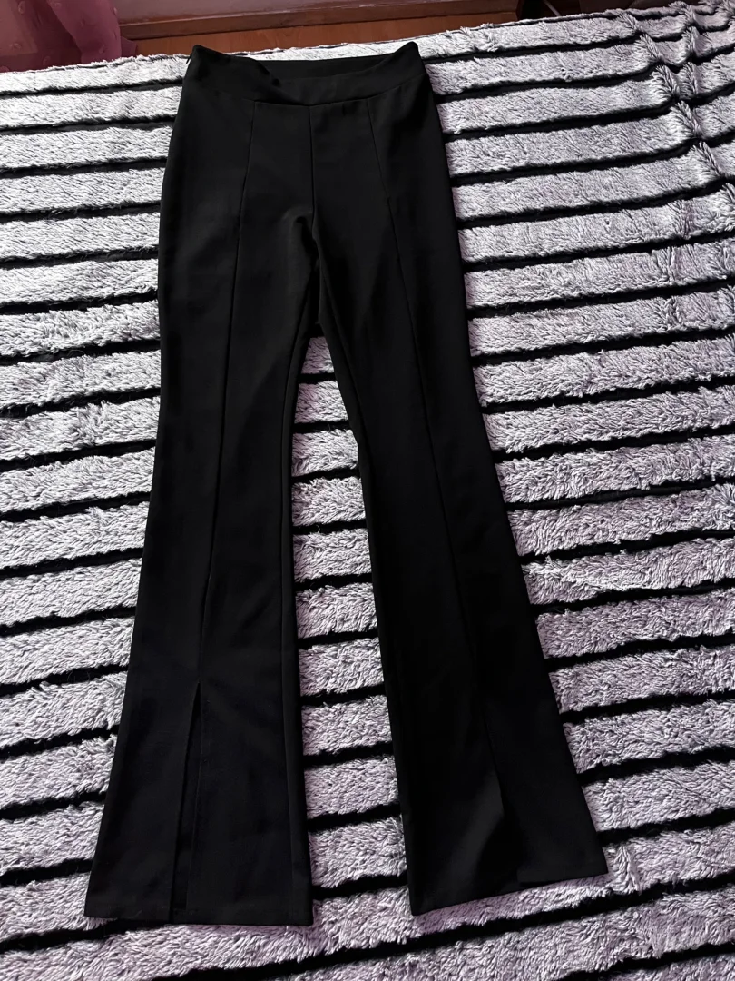 High Waist zvonarice sa prorezom