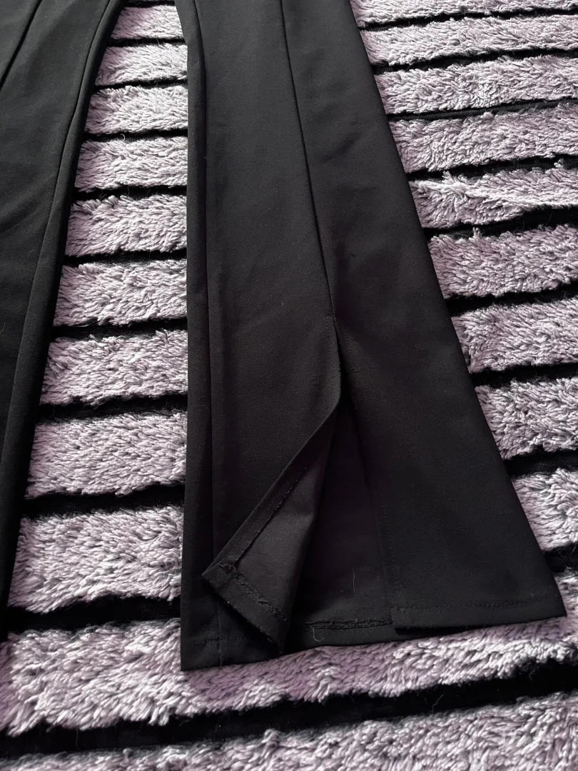 High Waist zvonarice sa prorezom