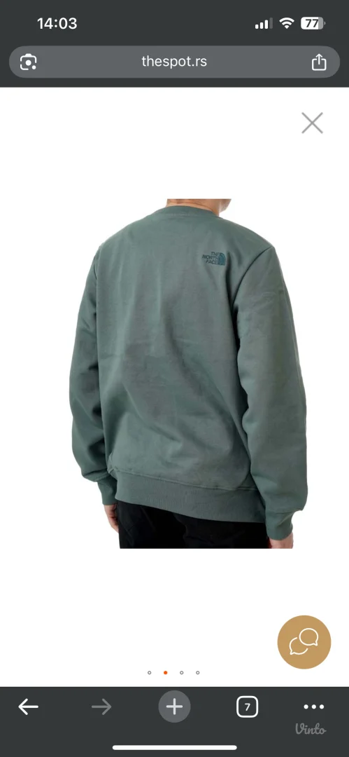 THE NORTH FACE DUKS M DREW PEAK CREW ZA MUSKARCE