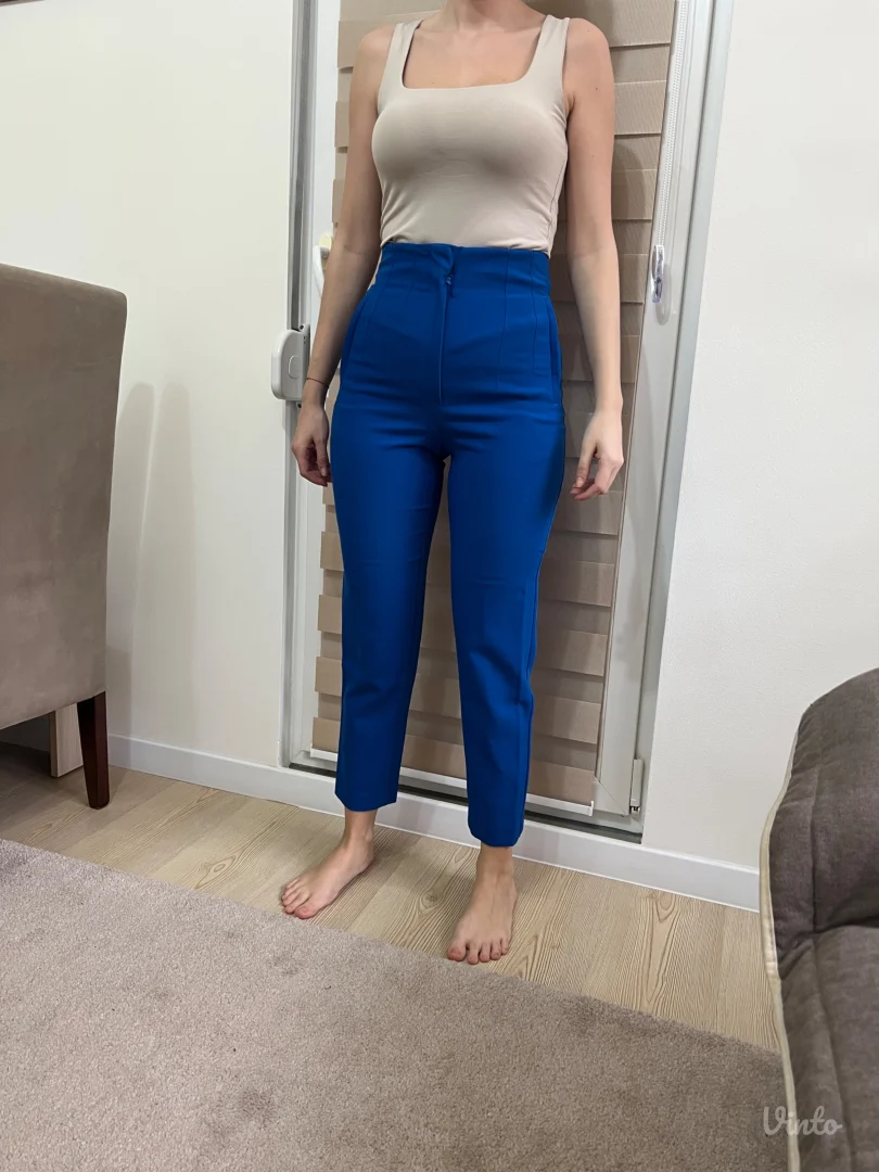 Zara-pantalone visokog struka