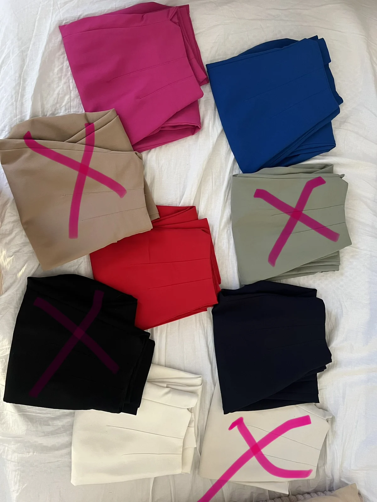 Zara pantalone visokog struka u više boja