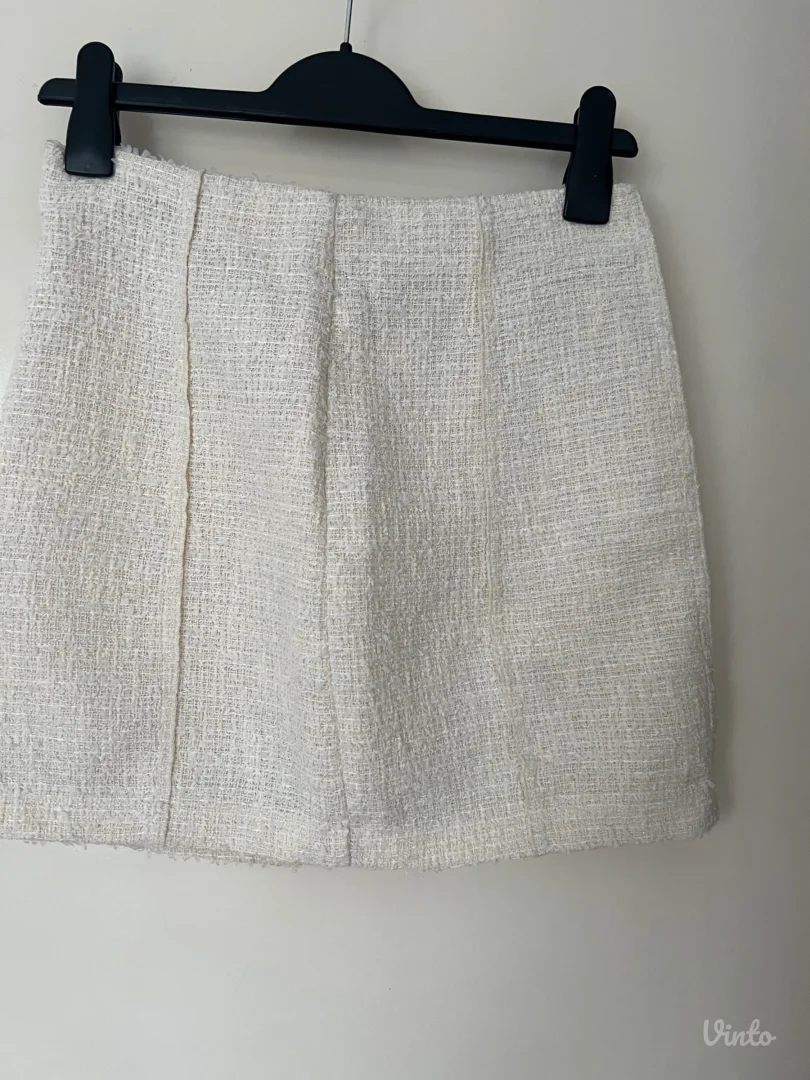 Zara- suknja prljavo bele boje