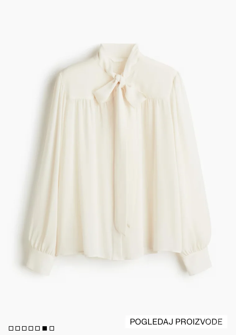 H&M bluza na vezivanje