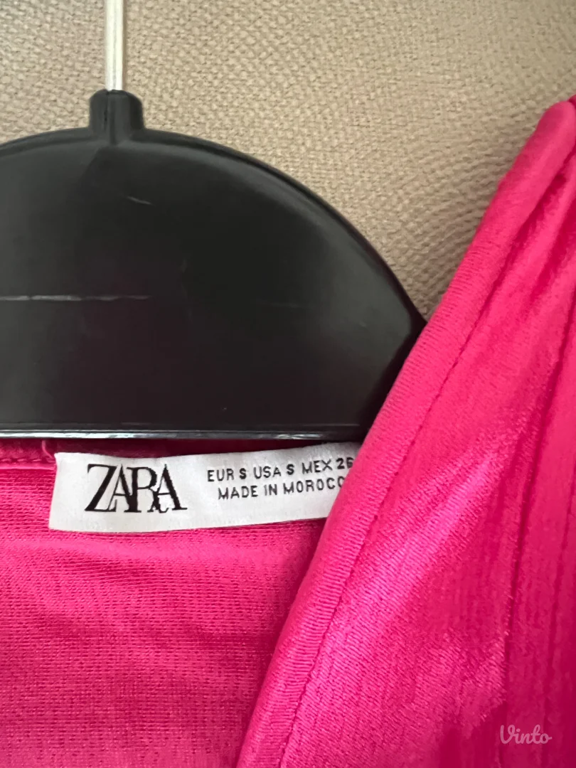 Zara satenski korset - pink boje