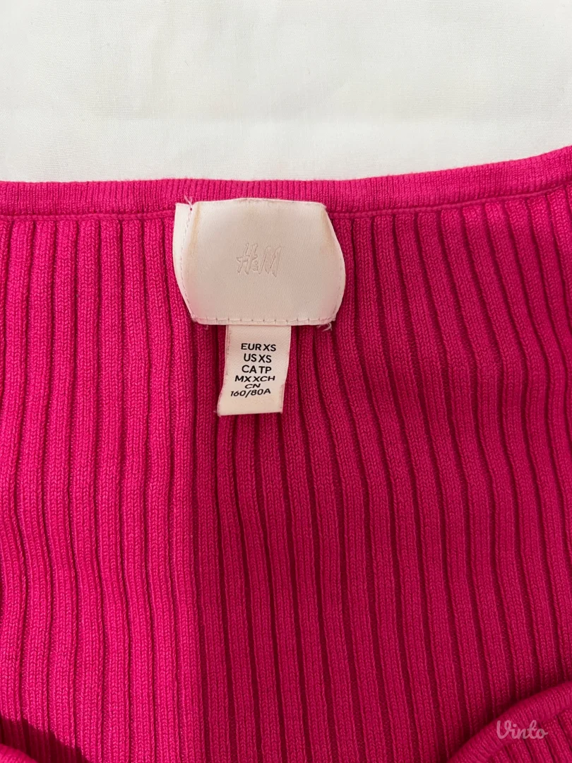 H&M bluza rebrasto pletivo