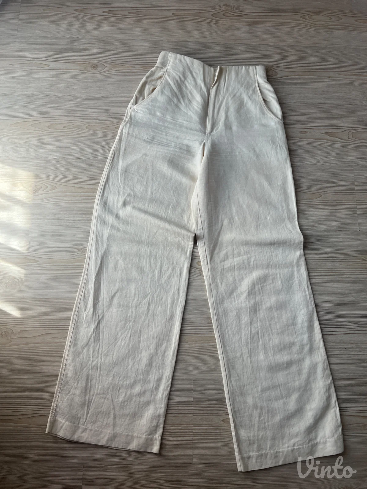 Zara-pantalone od mesavine lana