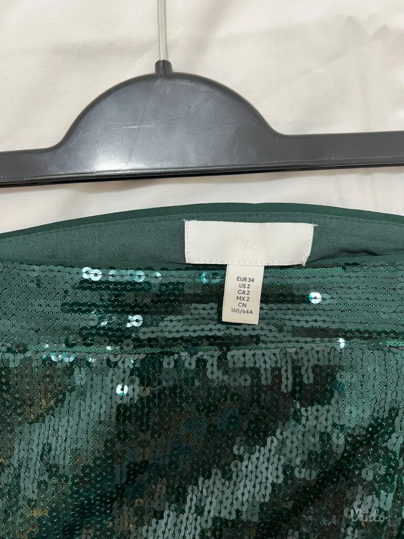 H&m-suknja šljokičava