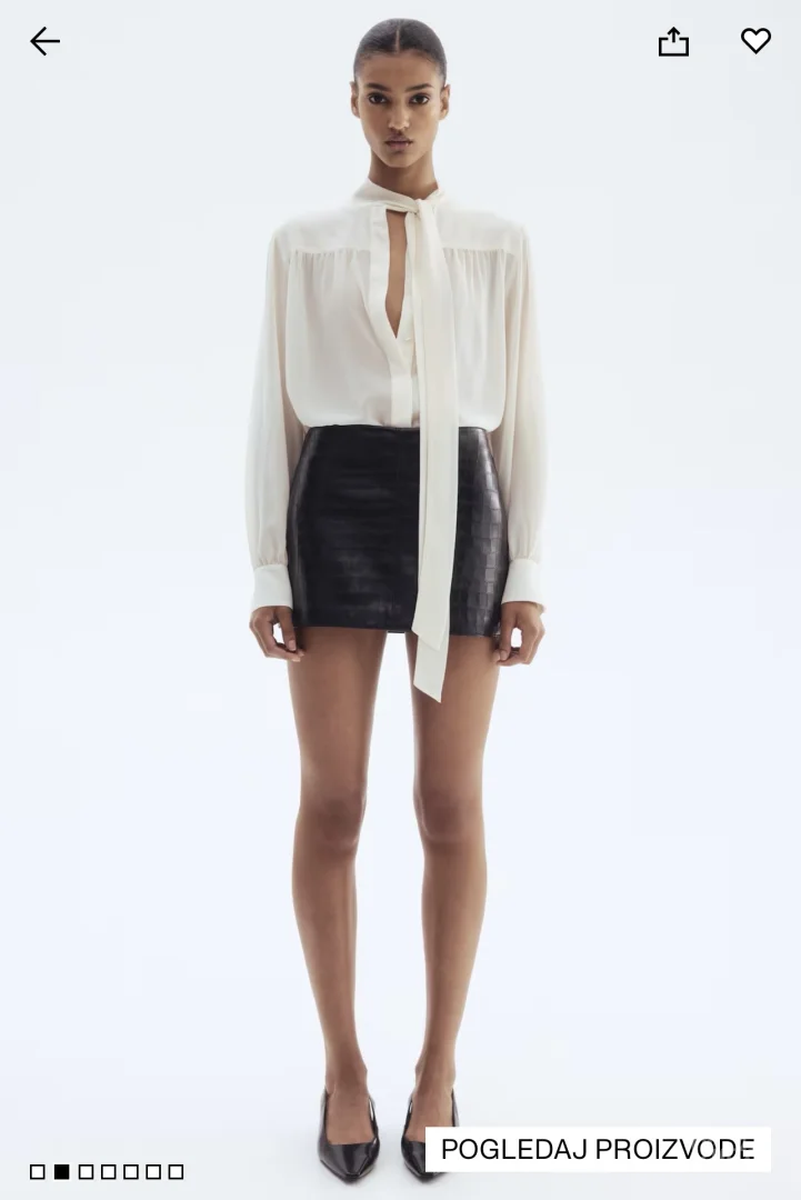 H&M bluza na vezivanje