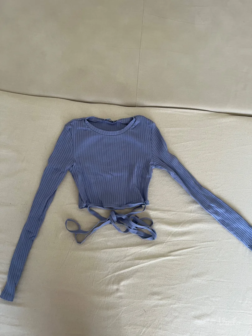 Zara komplet-crop bluza i suknja