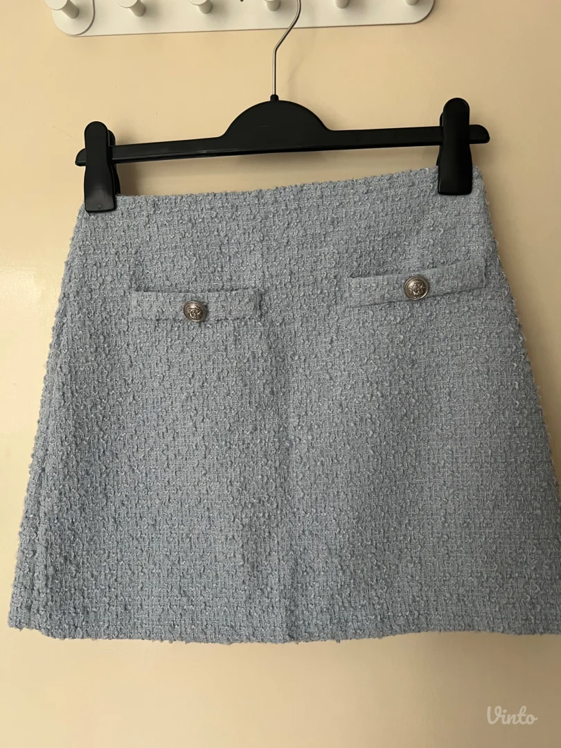 H&M baby plavi komplet od buklea