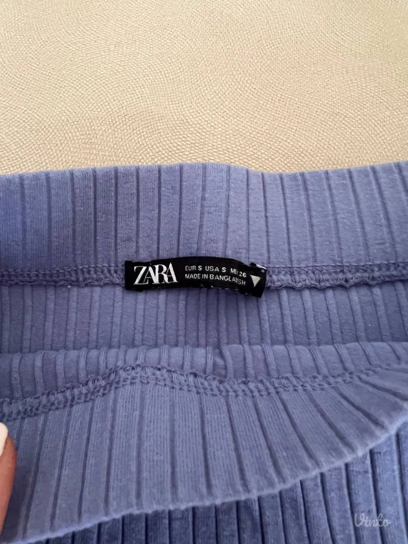 Zara komplet-crop bluza i suknja
