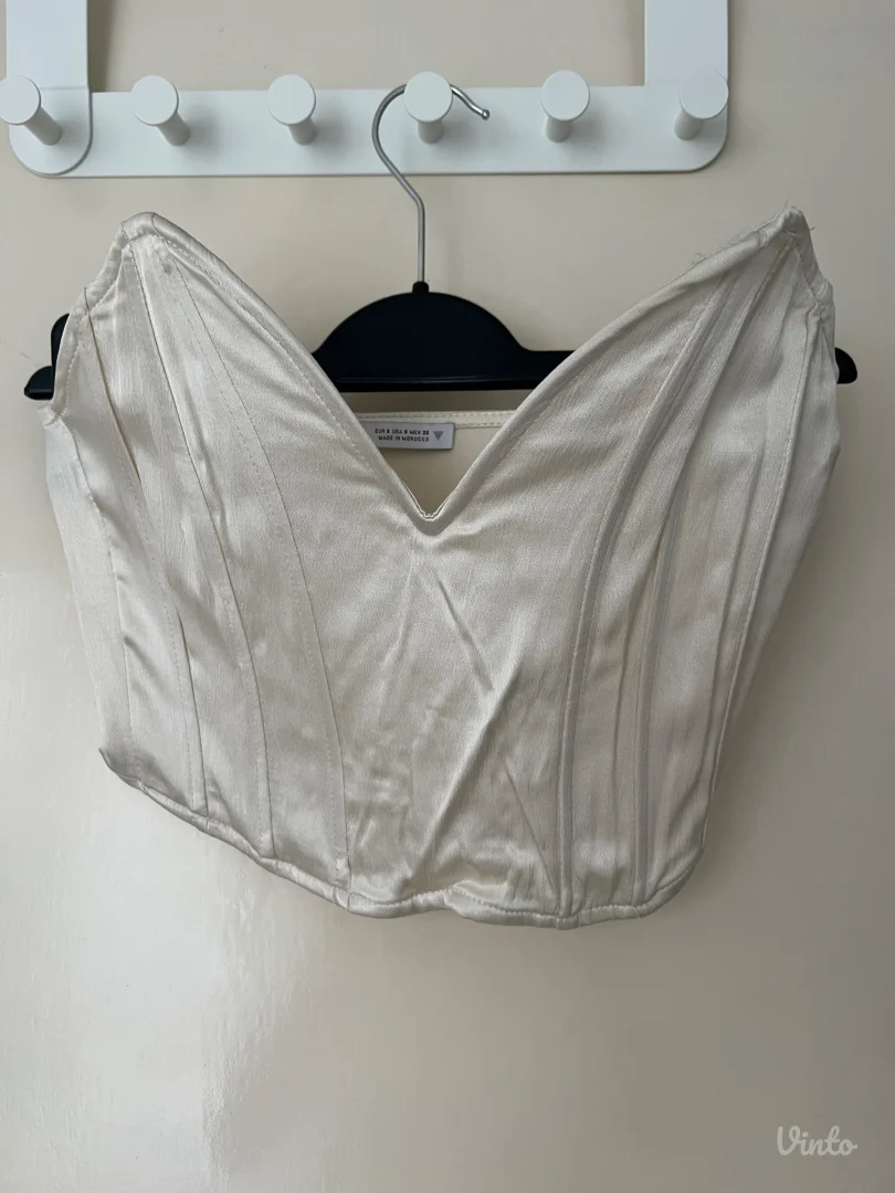 Zara- beli satenski korset