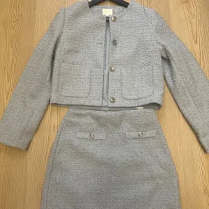 H&M baby plavi komplet od buklea