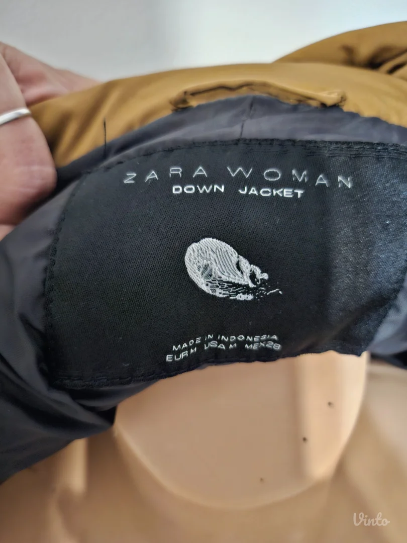 Zara-zimska zenska perjana jakna