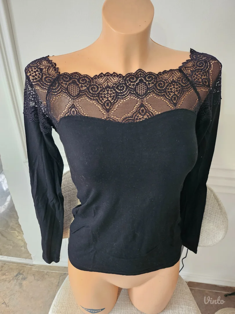 Tanka bluza sa cipkom