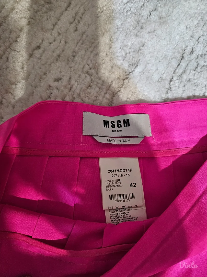 MSGM plisirana duga suknja