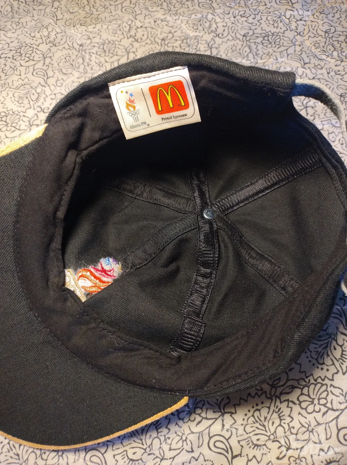 Vintage Atlanta 1996 Olympic Games kačket – original memorabilia