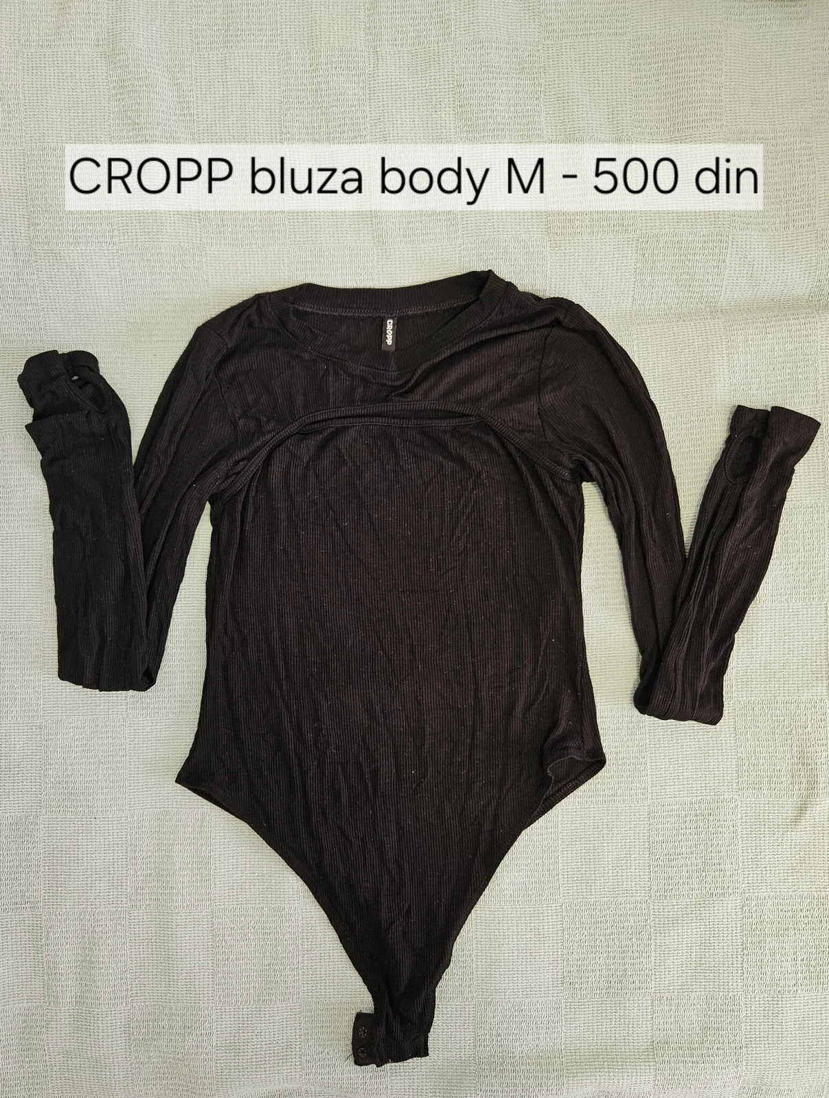 Crna bluza body