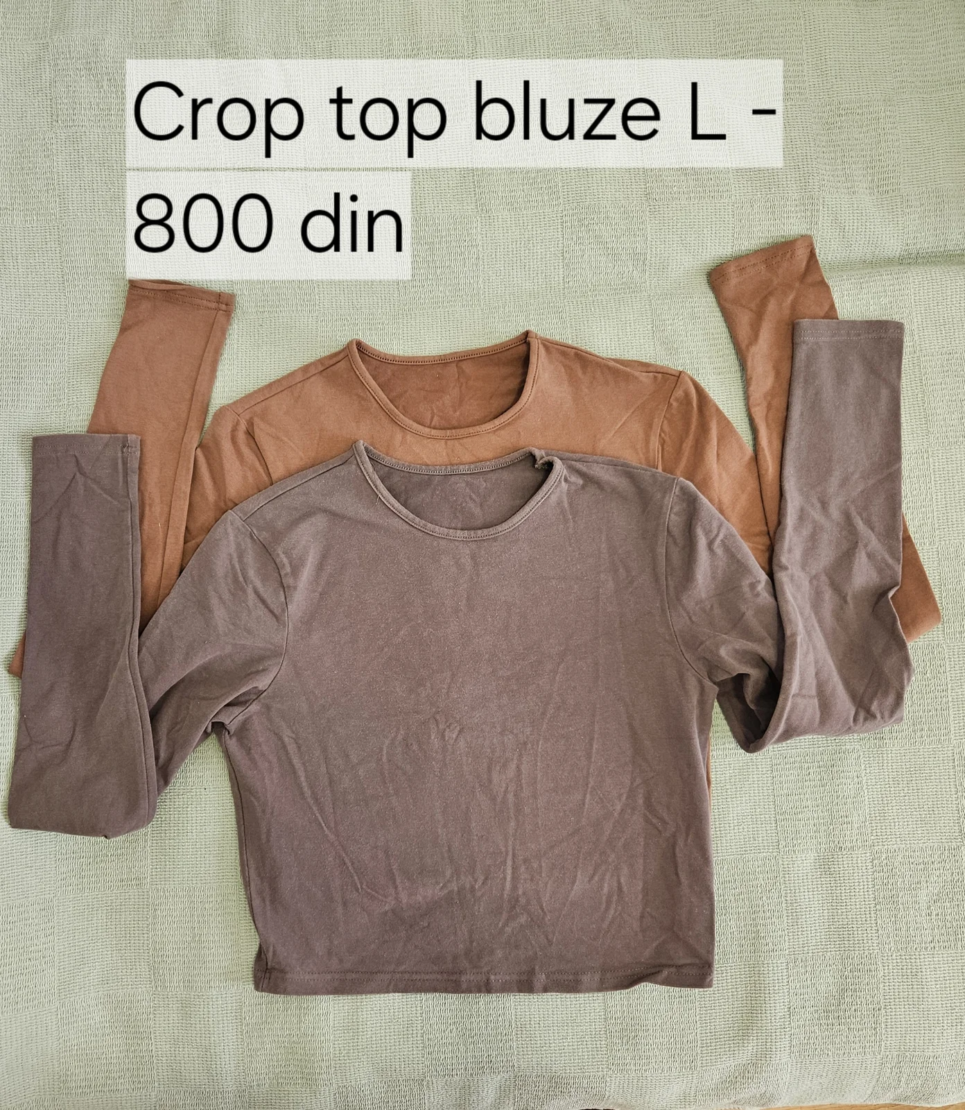 Crop top bluze