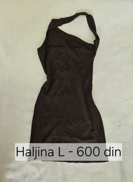 Crna ženska haljina