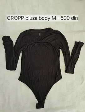 Crna bluza body