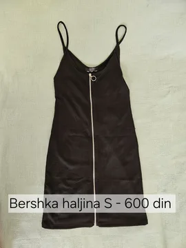 Haljina na bretele sa zipom
