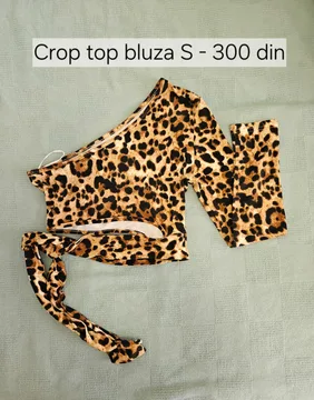 Crop top bluza