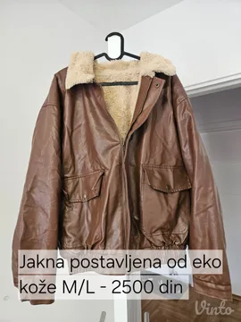 Jakna od eko koze
