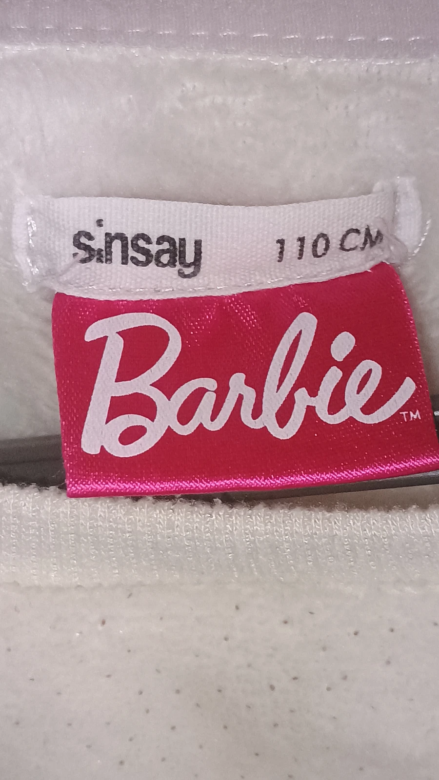 SINSAY Barbie duks vel. 110