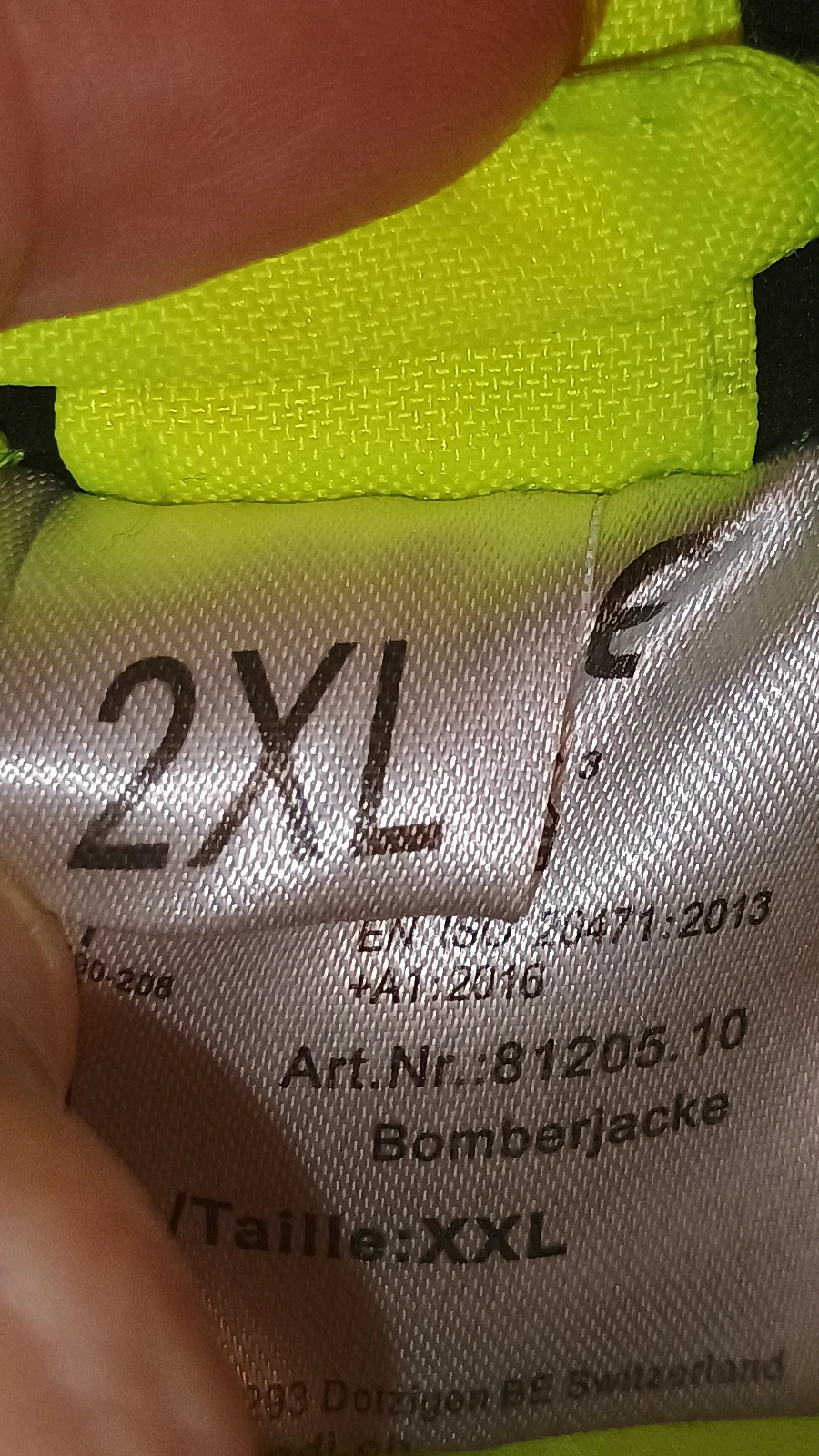 Radna jakna Landi Hi-Viz termo vel. 2XL