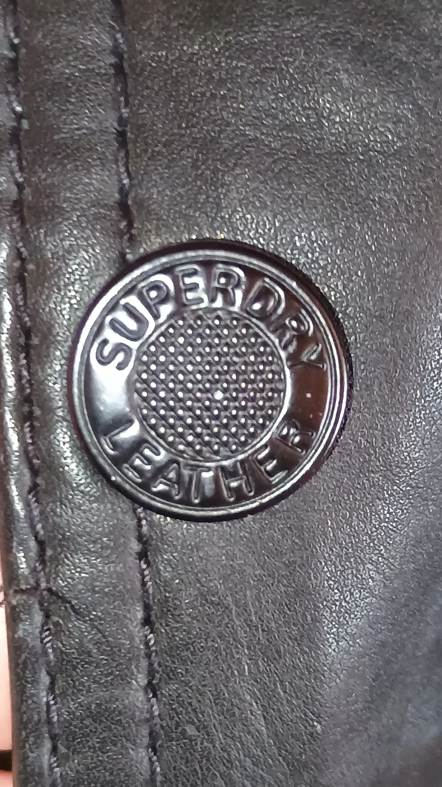 SUPERDRY Premium kožna jakna vel. L - ORIGINAL
