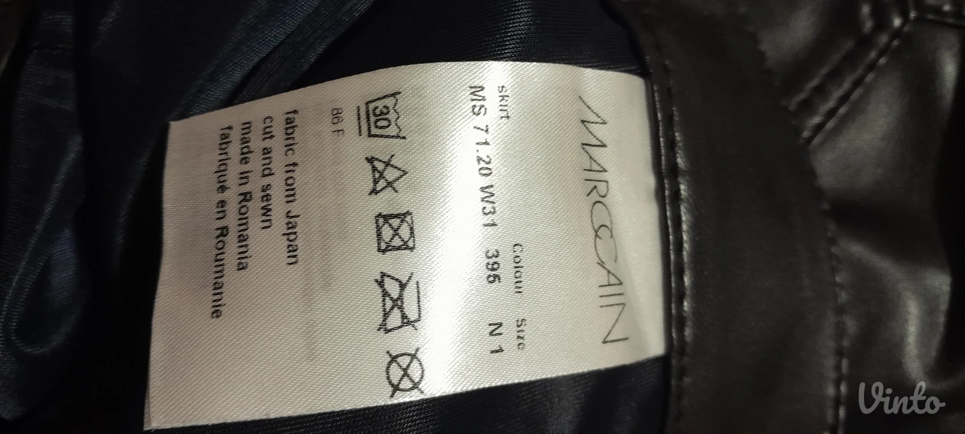 Marccain suknja,eko koža