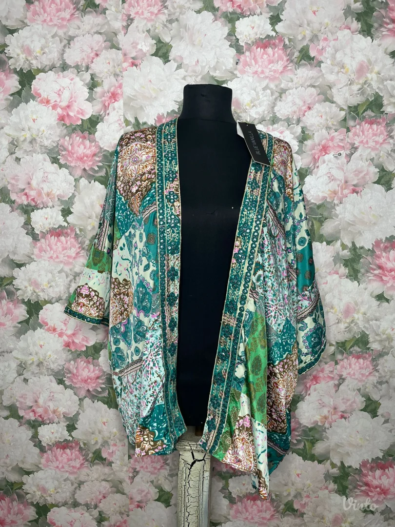 Blue Vanilla kimono,Novo