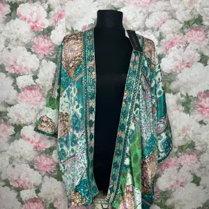 Blue Vanilla kimono,Novo