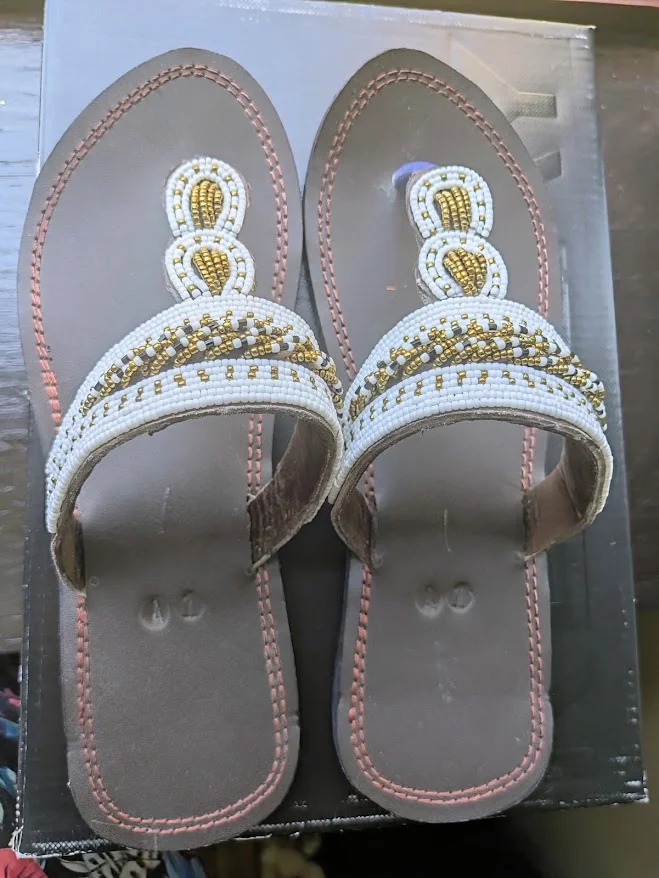 Papuče broj 39 sa Zanzibara ručni rad