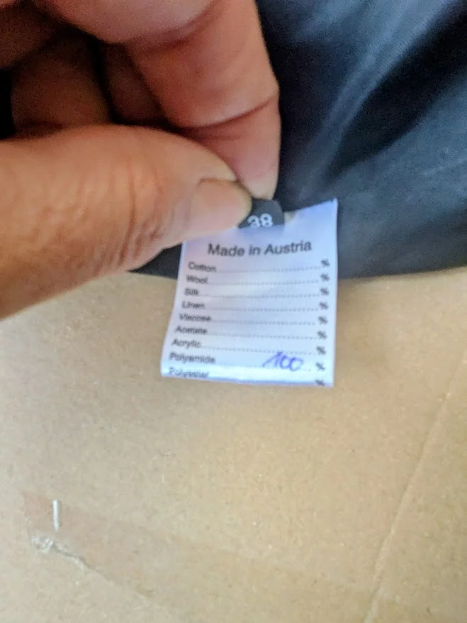 Ljubičasta haljina sa postavom, veličina 38