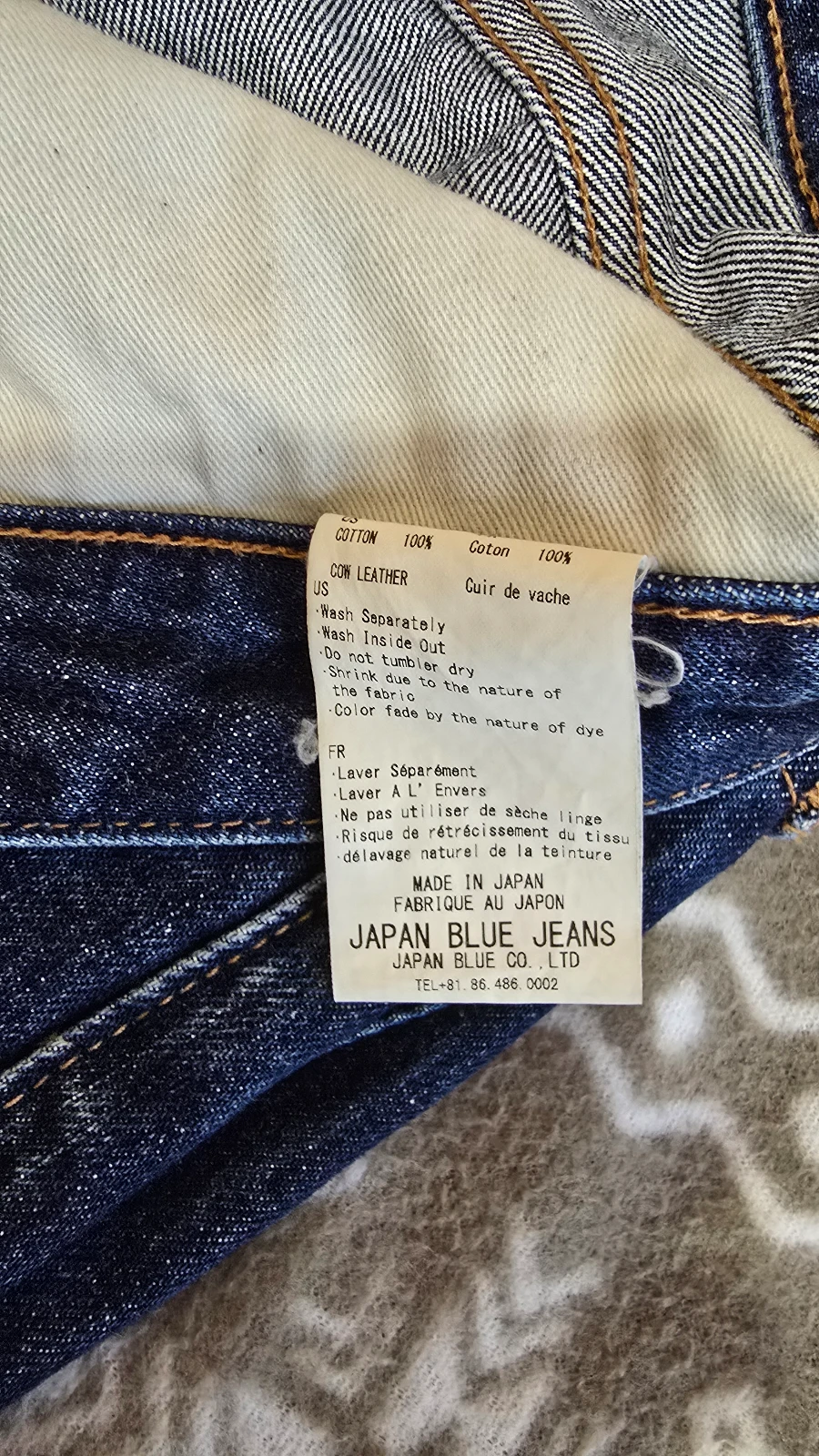 Farmerke Japan Blue CIRCLE J263B Cote d'Ivoire Jeans
