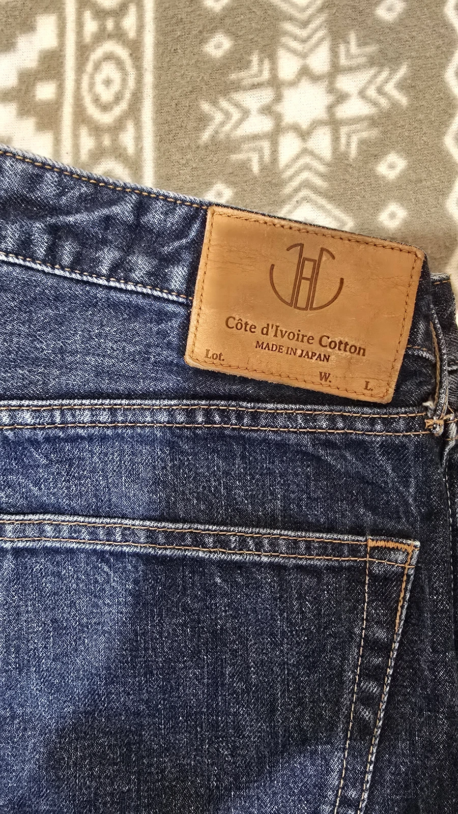 Farmerke Japan Blue CIRCLE J263B Cote d'Ivoire Jeans