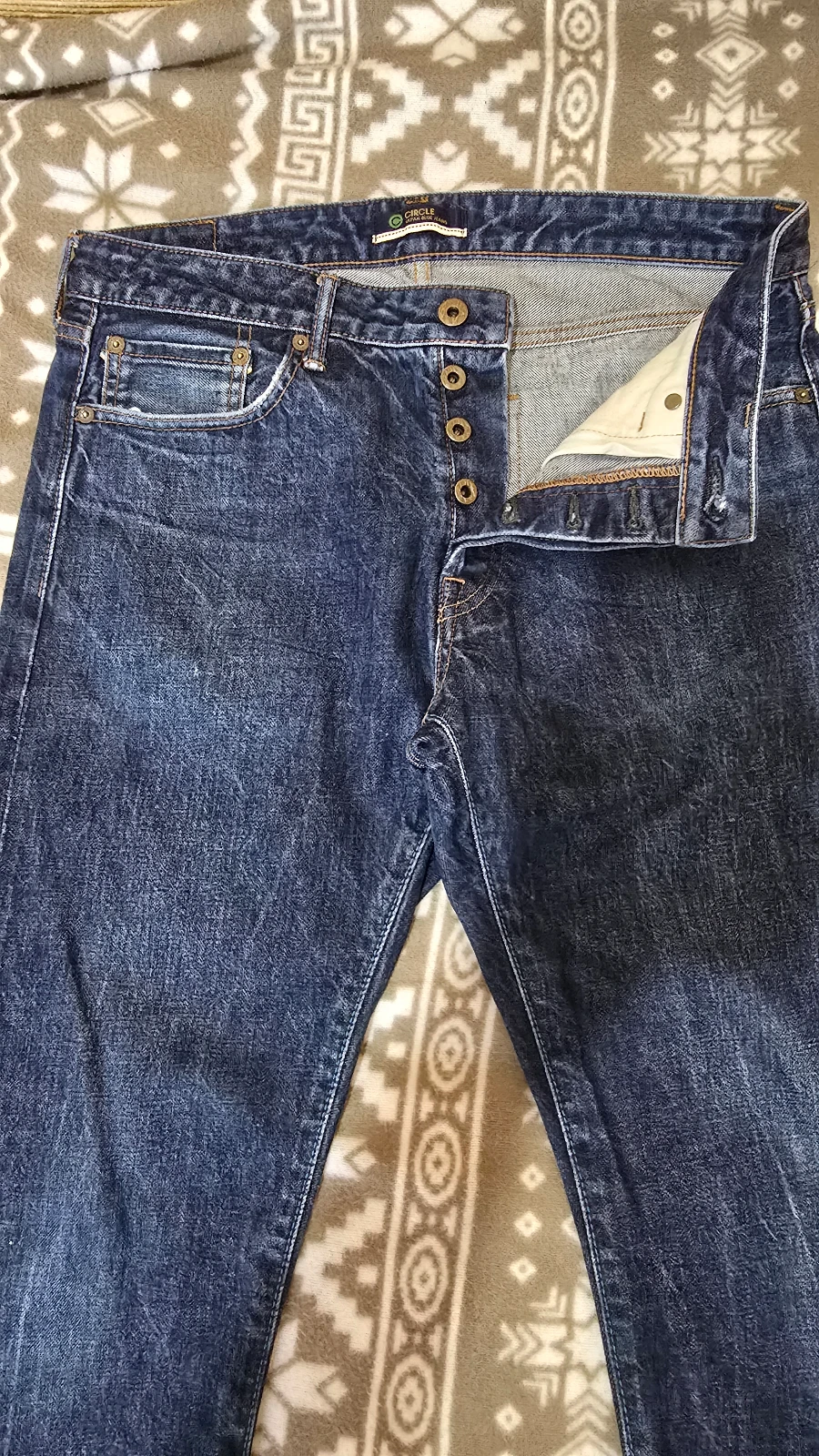 Farmerke Japan Blue CIRCLE J263B Cote d'Ivoire Jeans