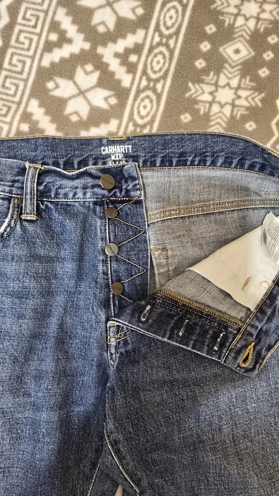 Farmerke Carhartt WIP 2010s Klondike Denim Jeans
