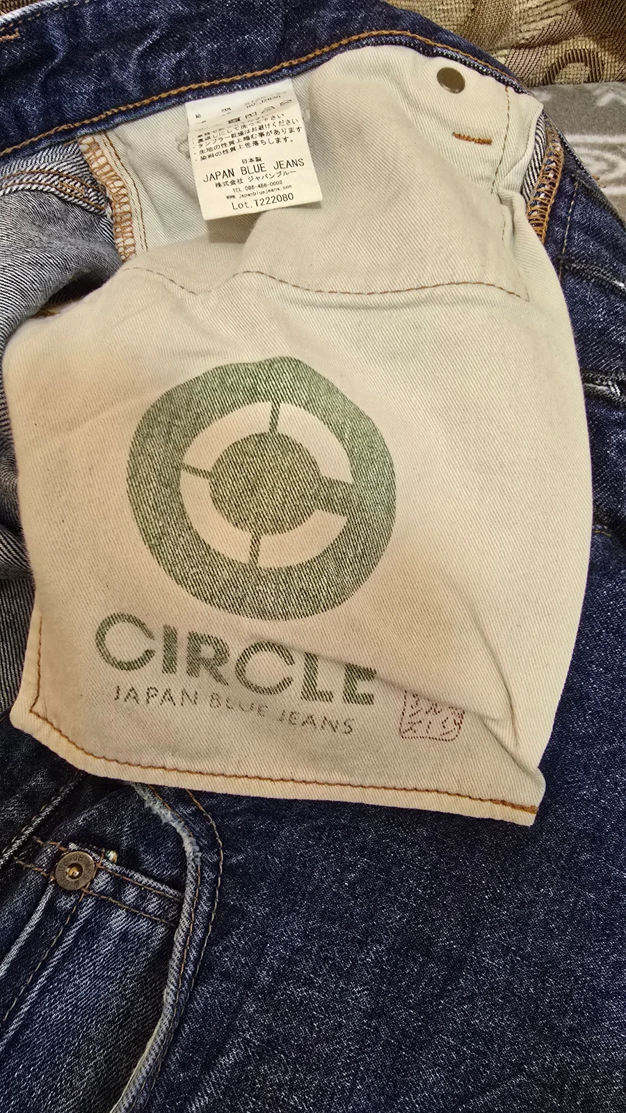 Farmerke Japan Blue CIRCLE J263B Cote d'Ivoire Jeans