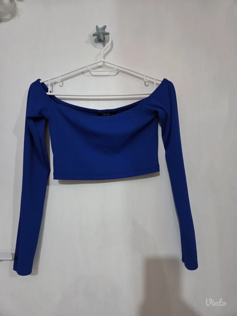 Bershka plavi top